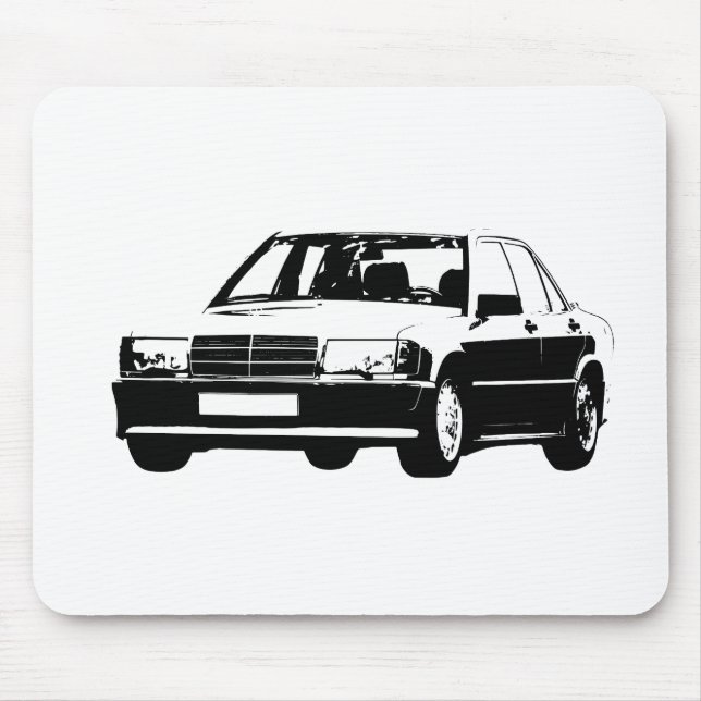 Mercedes-Benz-190E Mouse Mat (Front)