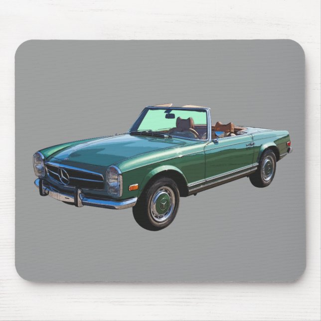 Mercedes Benz 280 SL Convertible Mouse Mat (Front)