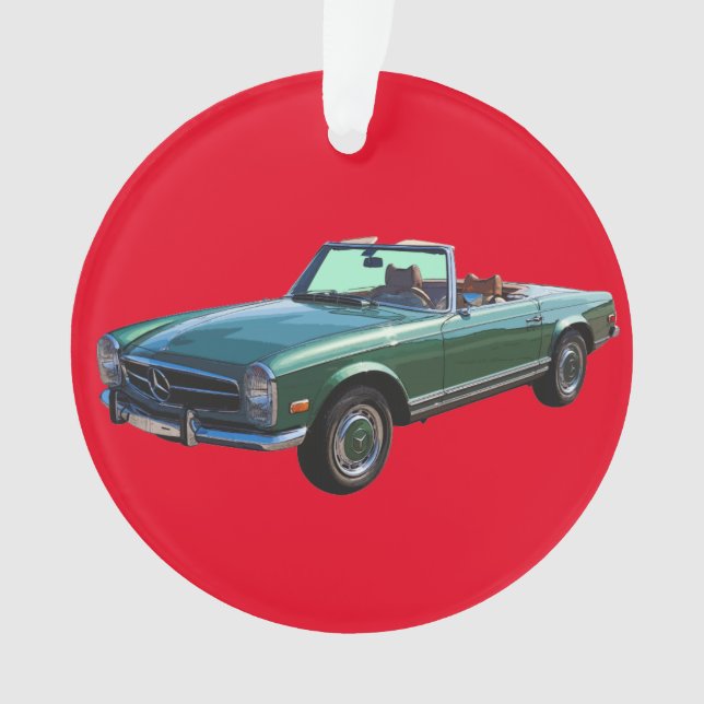 Mercedes Benz 280 SL Convertible Ornament (Front)