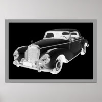 Mercedes Benz 300 Luxury Car Art