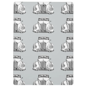 Mercedes Benz 300 Luxury Classic Car Illustration Clipboard