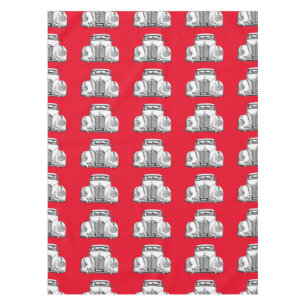 Mercedes Benz 300 Luxury Classic Car Illustration Tablecloth