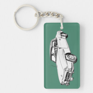 Mercedes Benz 300 sl Illustration Key Ring