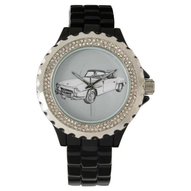 Mercedes Benz 300 sl Illustration Watch (Front)
