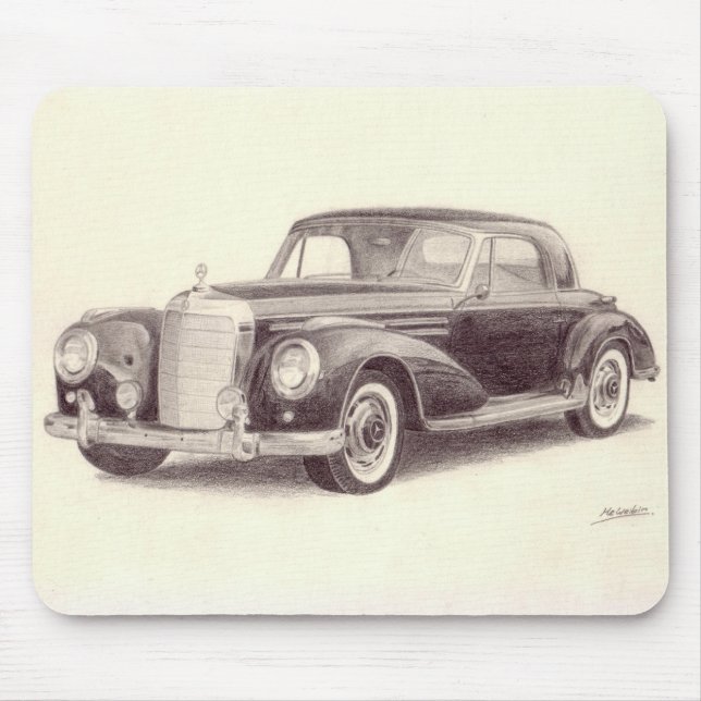 Mercedes Benz 300S (1951) Mouse Mat (Front)