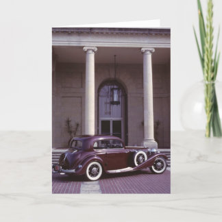 Mercedes Benz 540K coupe Card