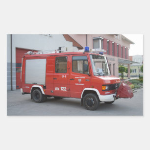 Mercedes Benz 711D Rosenbauer Rectangular Sticker