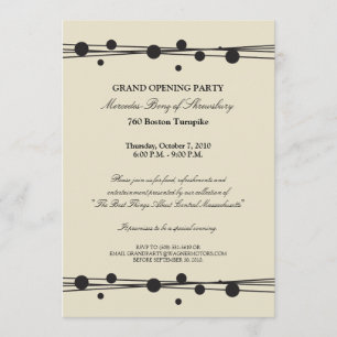 Mercedes-Benz Grand Opening Invitation