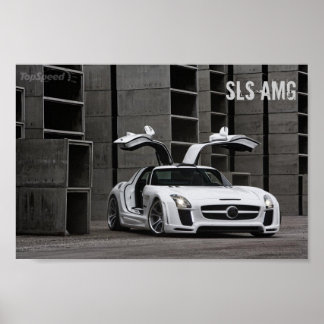 Mercedes-Benz SLS AMG FAB Design Poster