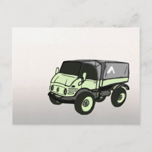 Mercedes Benz Unimog   Postcard