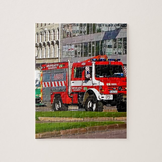 Mercedes-Benz Unimog U4000 Clearance Truck Jigsaw Puzzle (Vertical)