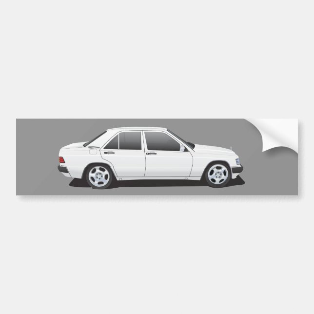 Mercedes-Benz W201 (190) Bumper Sticker (Front)