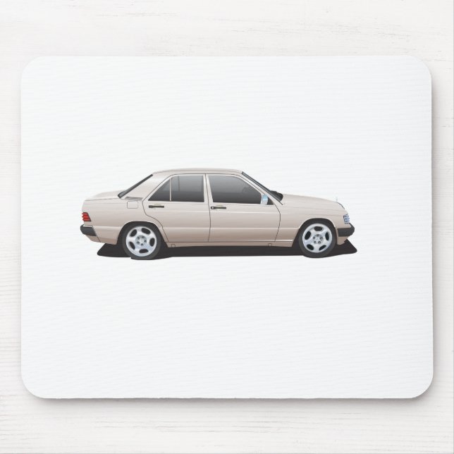 Mercedes-Benz W201 (190) Mouse Mat (Front)