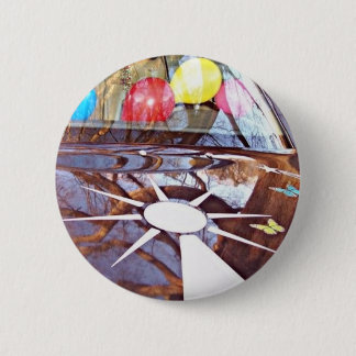 Mercedes Blink Balloon Button! 6 Cm Round Badge