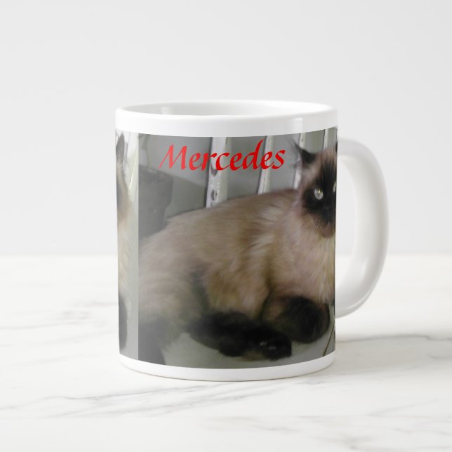 Mercedes Cat Coffee Mug (Front Right)