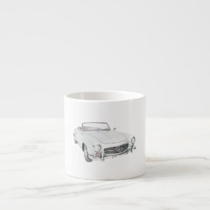 Mercedes classic convertible espresso cup
