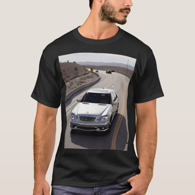 Mercedes E63 AMG T-Shirt – For Luxury Sports Car E (Front)