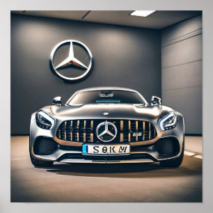 Mercedes Emblem: Big Impact   Poster