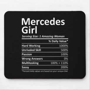 Mercedes Girl Tx Texas Funny City Home Roots Usa G Mouse Mat
