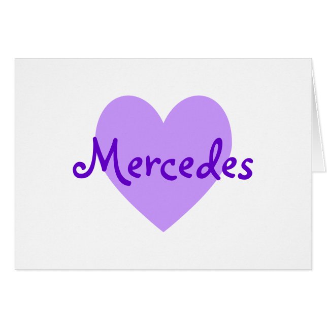 Mercedes in Purple (Front Horizontal)