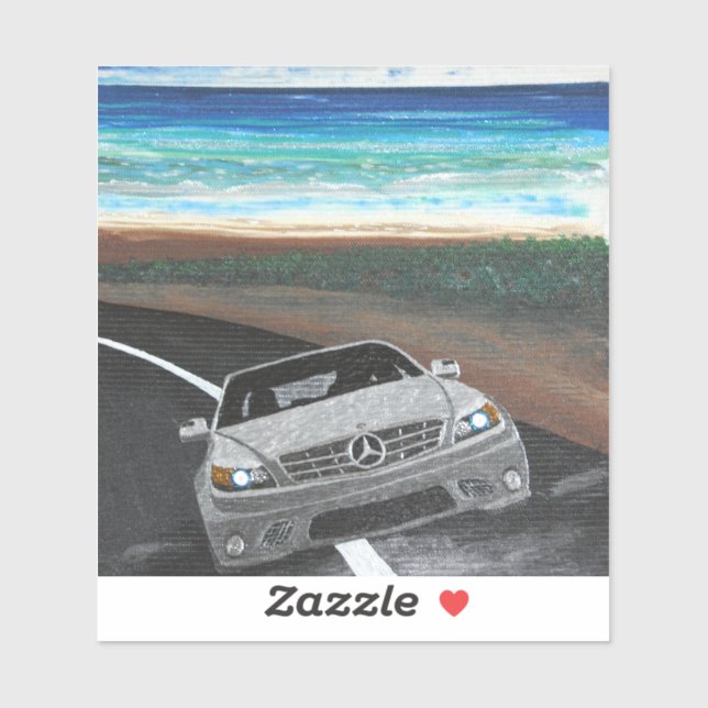 Mercedes on coast (Sheet)