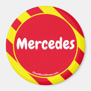 Mercedes Red/Yellow Magnet