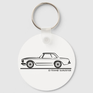 Mercedes SL Pagoda Hardtop Key Ring