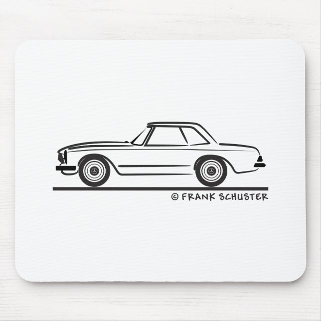 Mercedes SL Pagoda Hardtop Mouse Mat (Front)