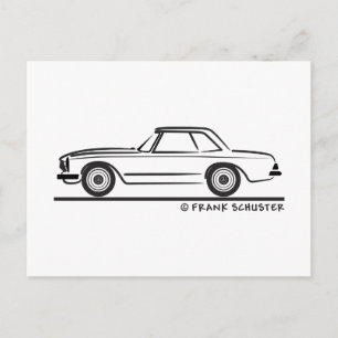 Mercedes SL Pagoda Hardtop Postcard