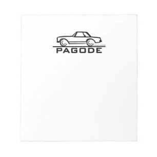 Mercedes SL Pagode with Script Notepad