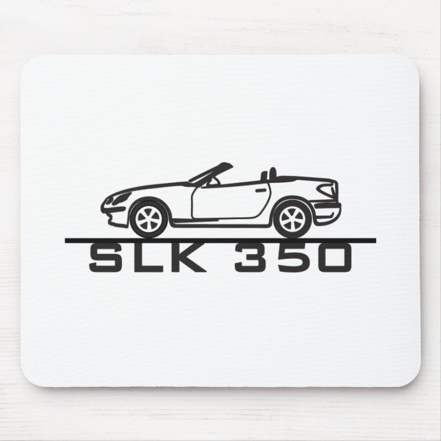 Mercedes SLK 350 Mouse Mat (Front)