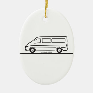 Mercedes Sprinter Ceramic Tree Decoration