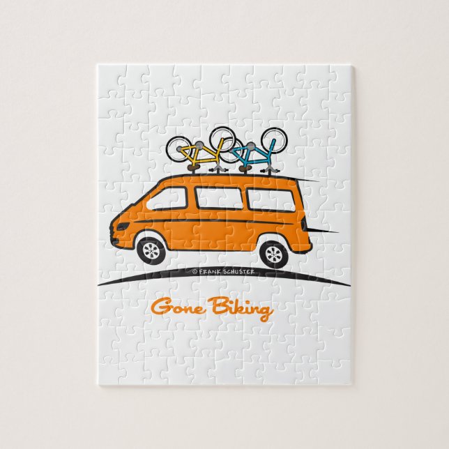 Mercedes Sprinter Gone Biking Jigsaw Puzzle (Vertical)