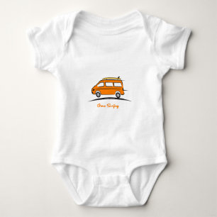 Mercedes Sprinter Gone Surfing Baby Bodysuit