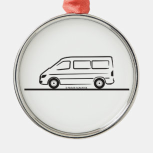 Mercedes Sprinter Short Wheelbase Metal Tree Decoration