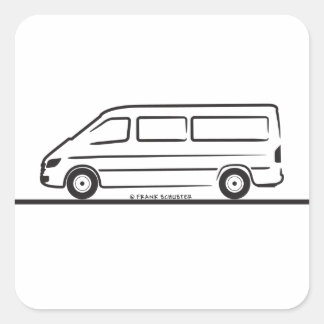 Mercedes Sprinter Square Sticker