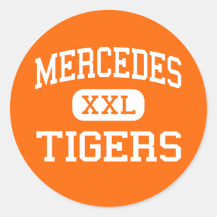 Mercedes - Tigers - Junior - Mercedes Texas Classic Round Sticker