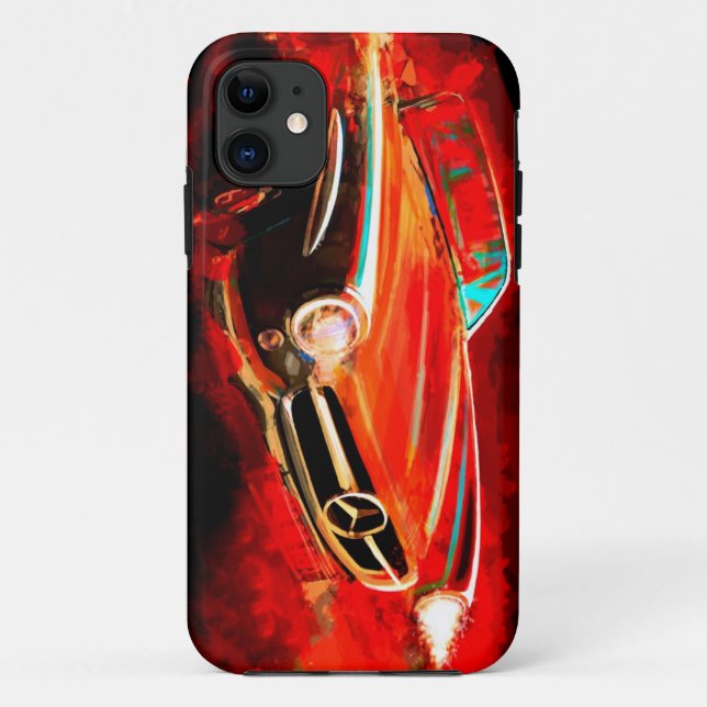 Mercedes Vintage art Case-Mate iPhone Case (Back)