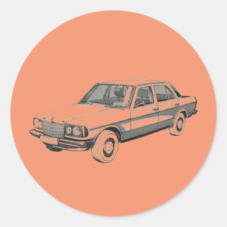 Mercedes W123 Sticker