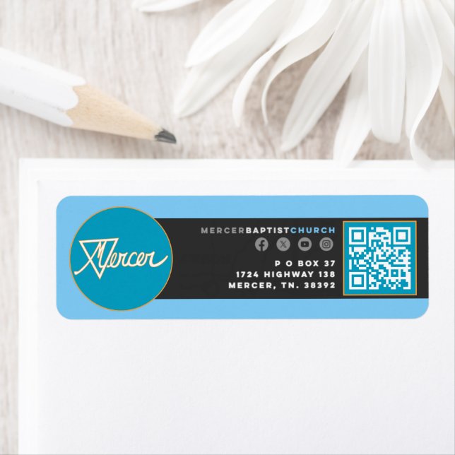 Mercer Baptist Church Address Labels (Insitu)
