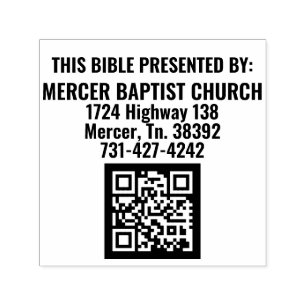 Mercer Baptist Church Automatic Stamp