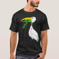 Merch never give up stork and frog Merch
