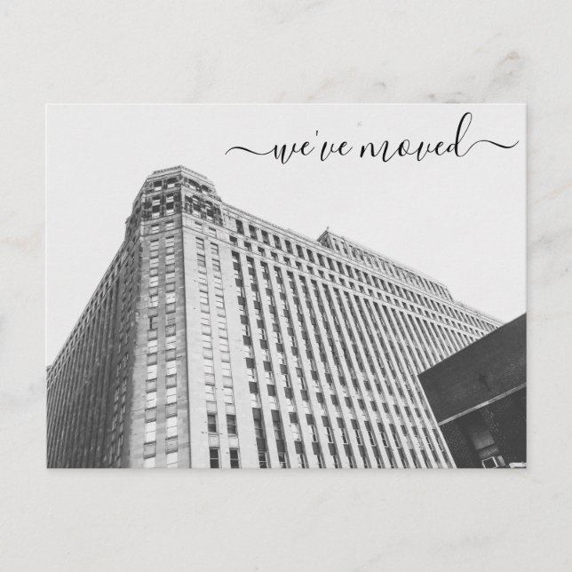 Merchandise Mart Office Moving Announcement Postcard (Front)