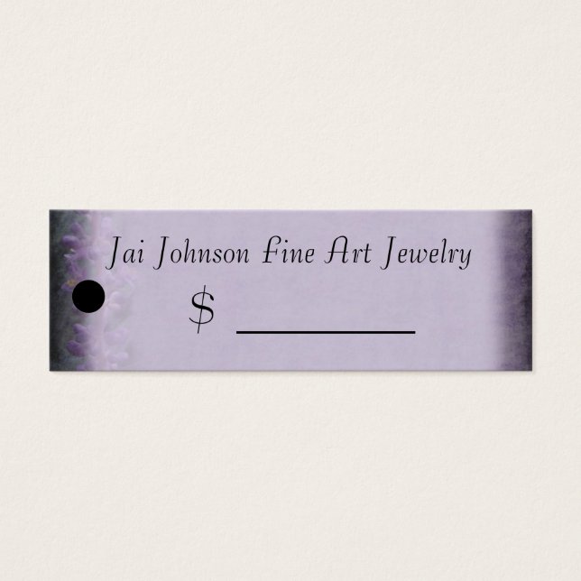 Merchandise Price Tags (Lavender) (Front)