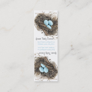 Merchandise Tag, White Mini Business Card