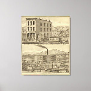 Merchant tailor establishment of CW Seabright Canvas Print