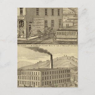 Merchant tailor establishment of CW Seabright Postcard