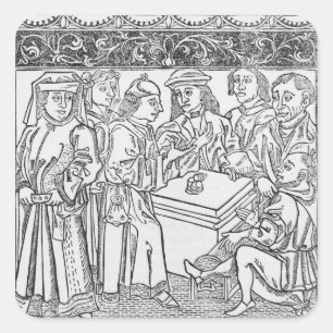 Merchants and Moneylenders Square Sticker