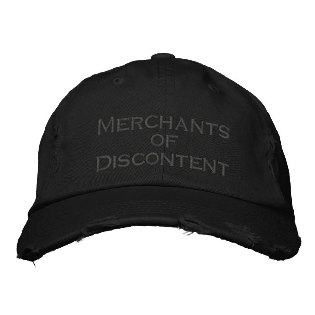 merchants of discontent embroidered hat (Front)