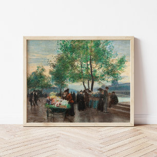 Merchants on the Seine Victor Gabriel Gilbert Poster